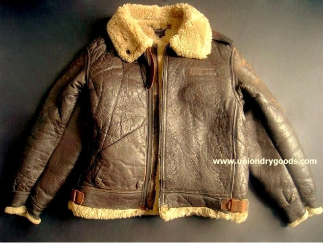 Fs Original 1940 S Ww2 Leather Shearling Bomber Jacket By Rough Wear Clothing Co The Fedora Lounge